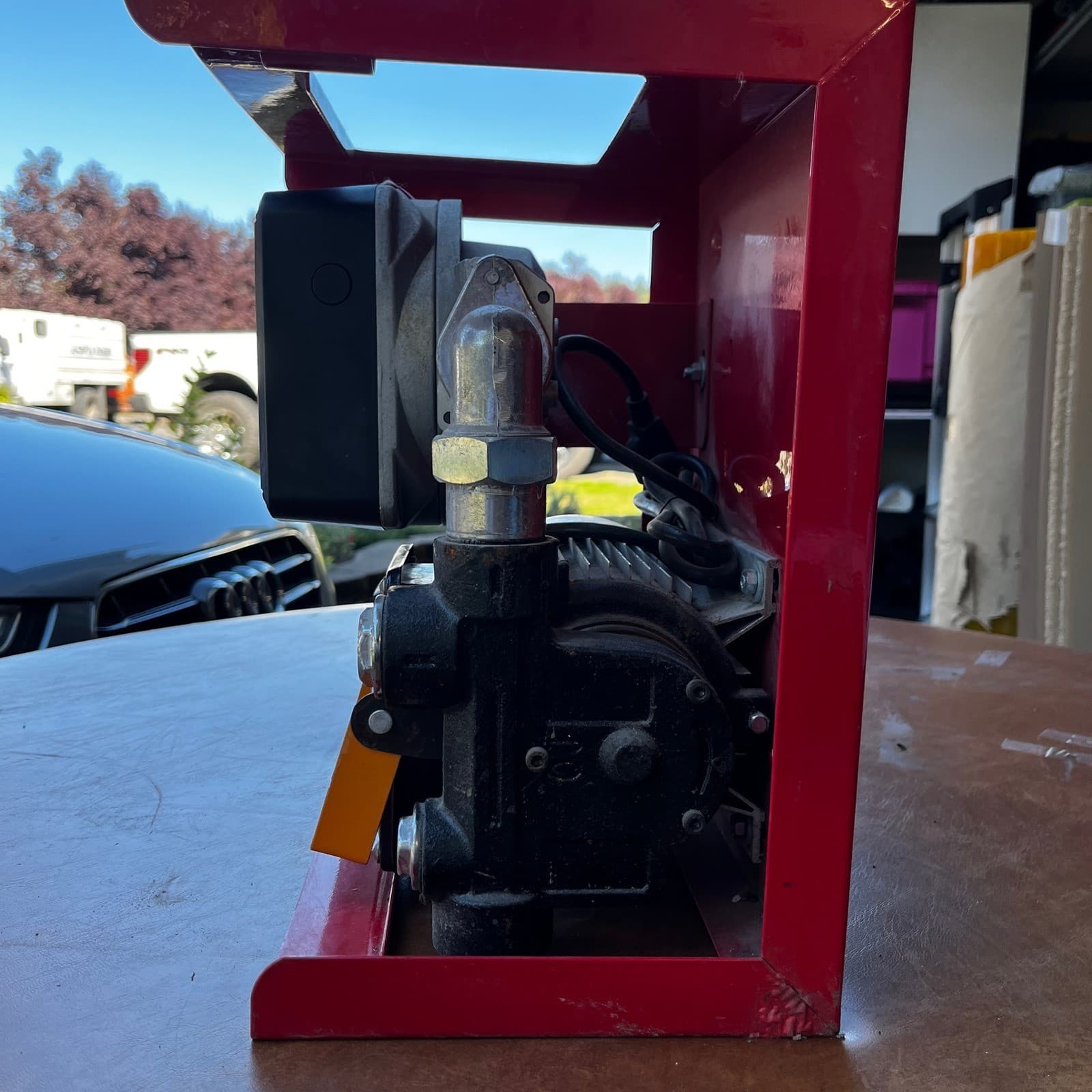 110V Electric Fuel Transfer Pump 550W 60L/min w/ Nozzle, Meter Fit Diesel Oil 2