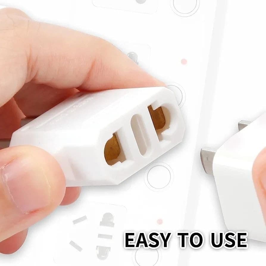 6 Pack European to US Plug Adapter Converter European to American Outlet Plug 5