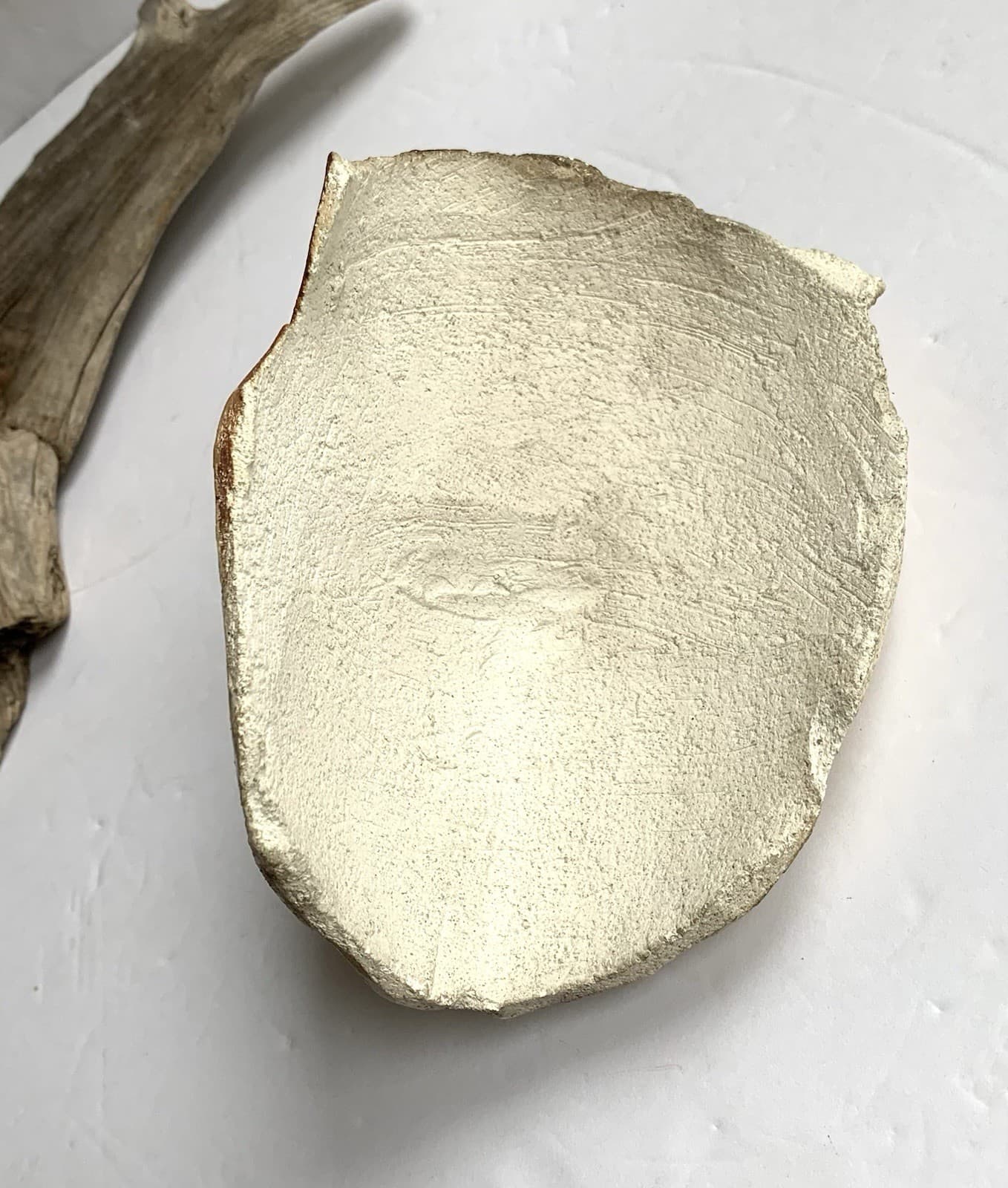 Genuine Plaster Female Death Mask Sculpture Serene Sunset Colored Oddity Art 6