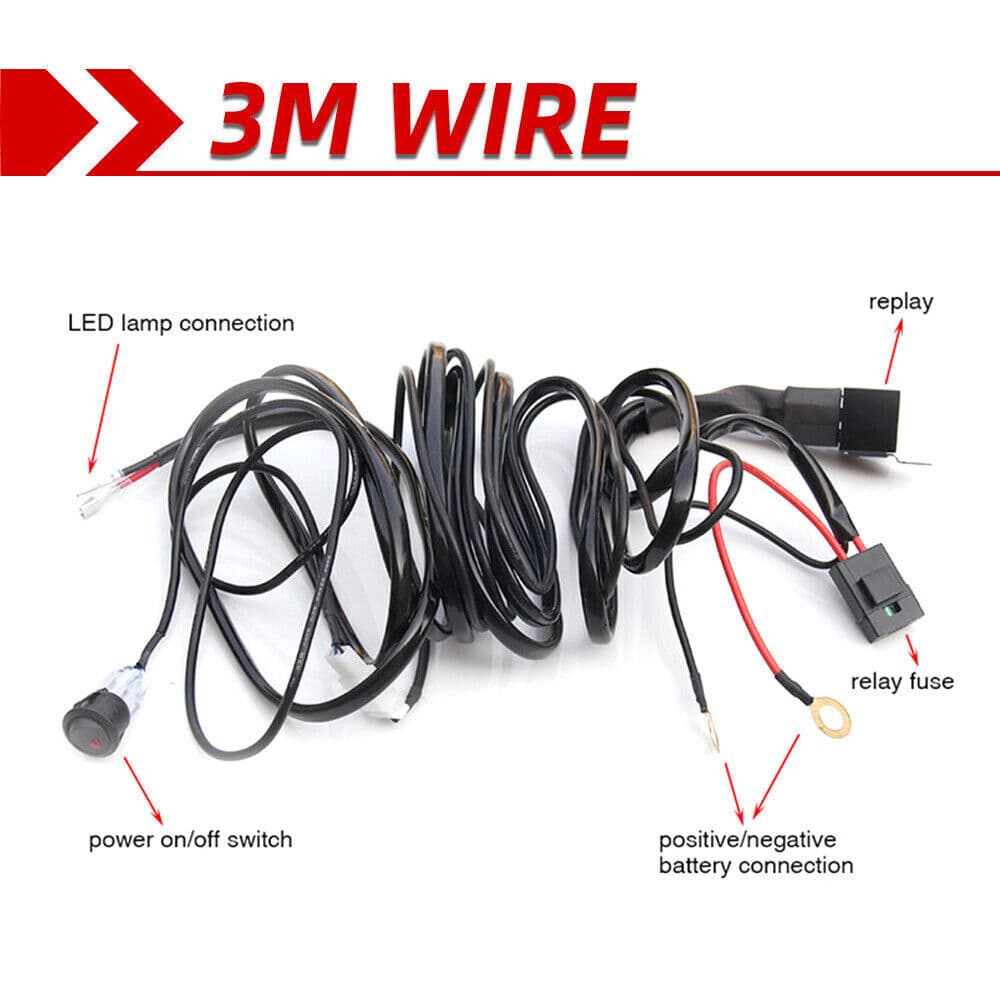 12V 7inch LED Work Light Headlight fit John Deere Case New Holland Tractor 7" 2