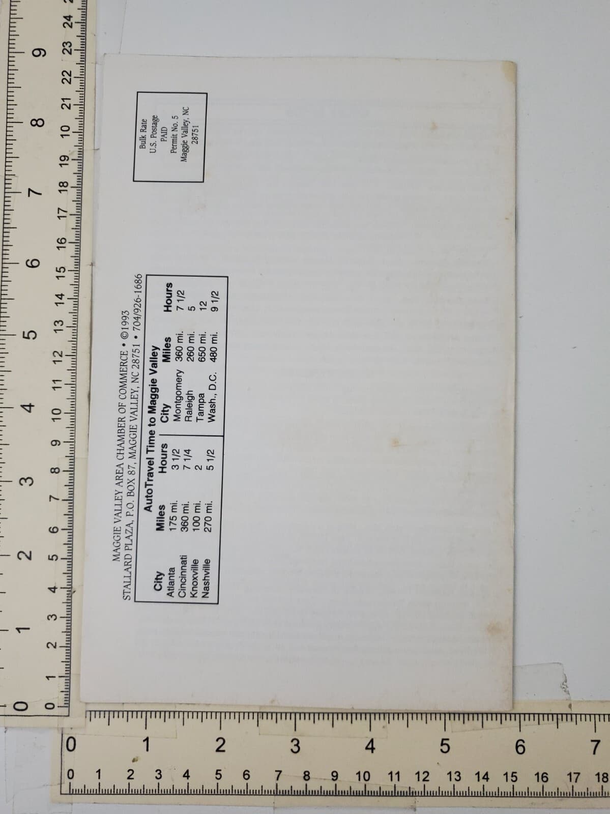 1993 Maggie Valley North Carolina NC Smokies Visitors Guide Vtg Travel Booklet 4