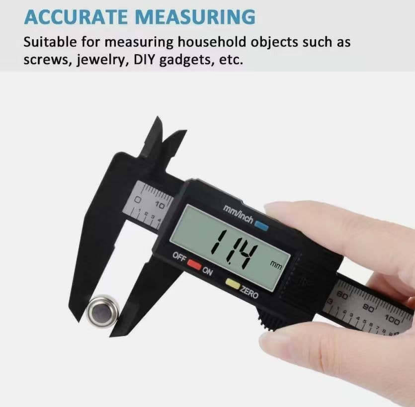 6" 150mm Digital Caliper Micrometer LCD Gauge Vernier Electronic Measuring Tool 4