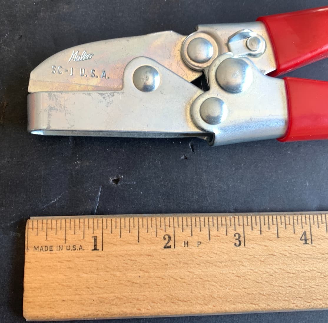 MALCO TOOLS DUCT CRIMPER SC-1, 8” LONG EXCELLENT CONDITION MADE IN USA 2