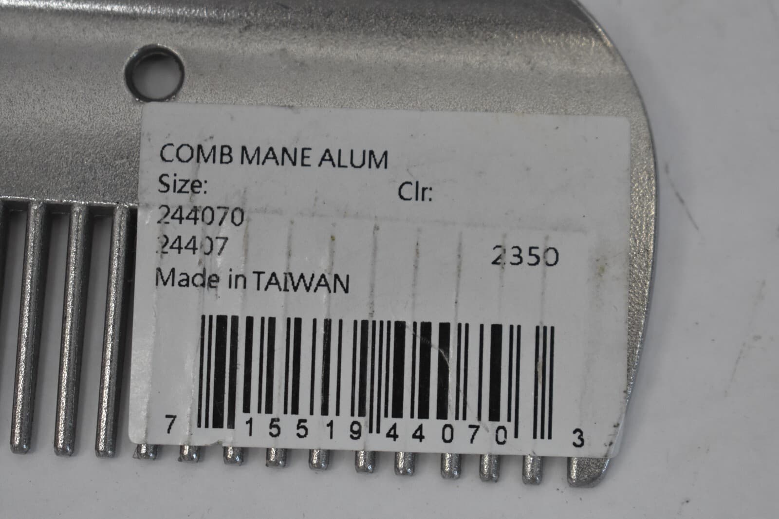 Lot of 4 Partrade Mane Comb For Horses 244070 Stainless Steel Silver Tools 5