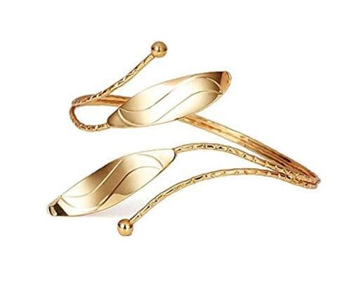 Suoirblss Metal Egyptian Arm Bracelet Upper Arm Cuff Jewelry Arm Bangles Gold