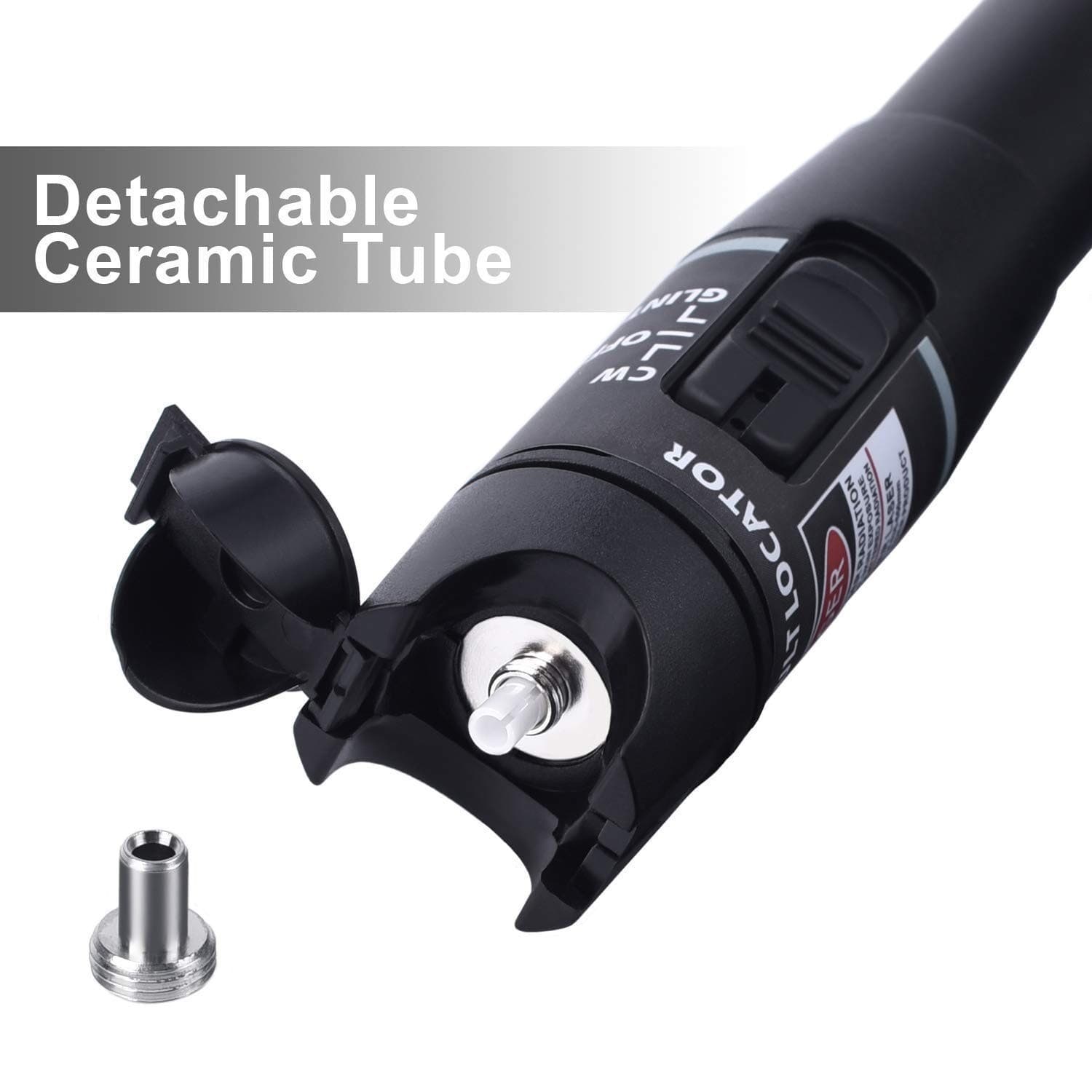 Kit de localizador visual de fallas de fibra de 50 mW alimentado por batería NEW 6