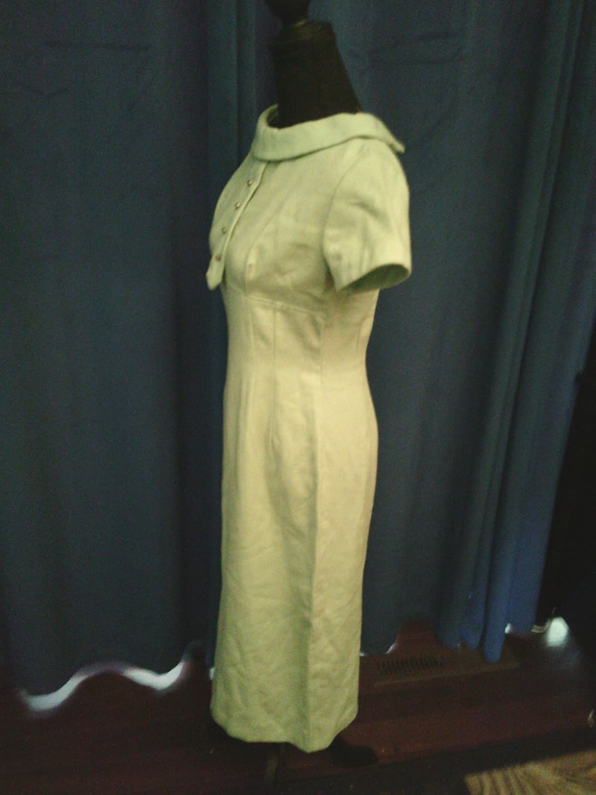 Marilyn Monroe Owned Worn Pale Greenish Blue Wool Dress friend Sydney Guilaroff 4