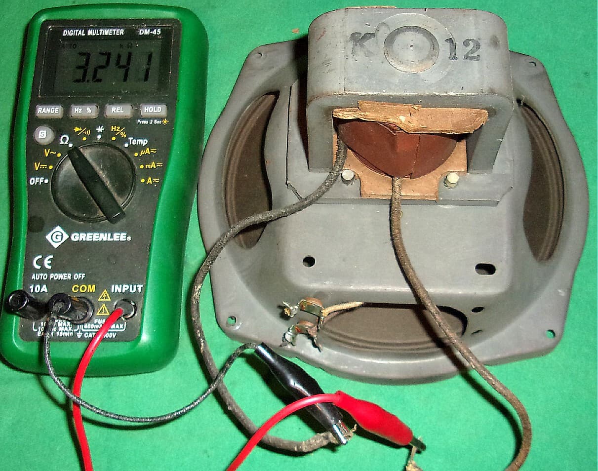 Philco K-12 Dynamic Speaker 8-Inch (3.275K ohm Field) Clean! Working!