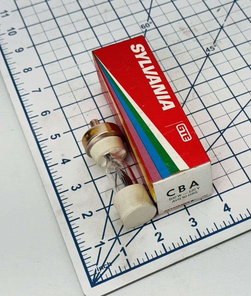 SYLVANIA GTE CBA 500W 120V Photo Projection Light Bulb *WARRANTY* 6