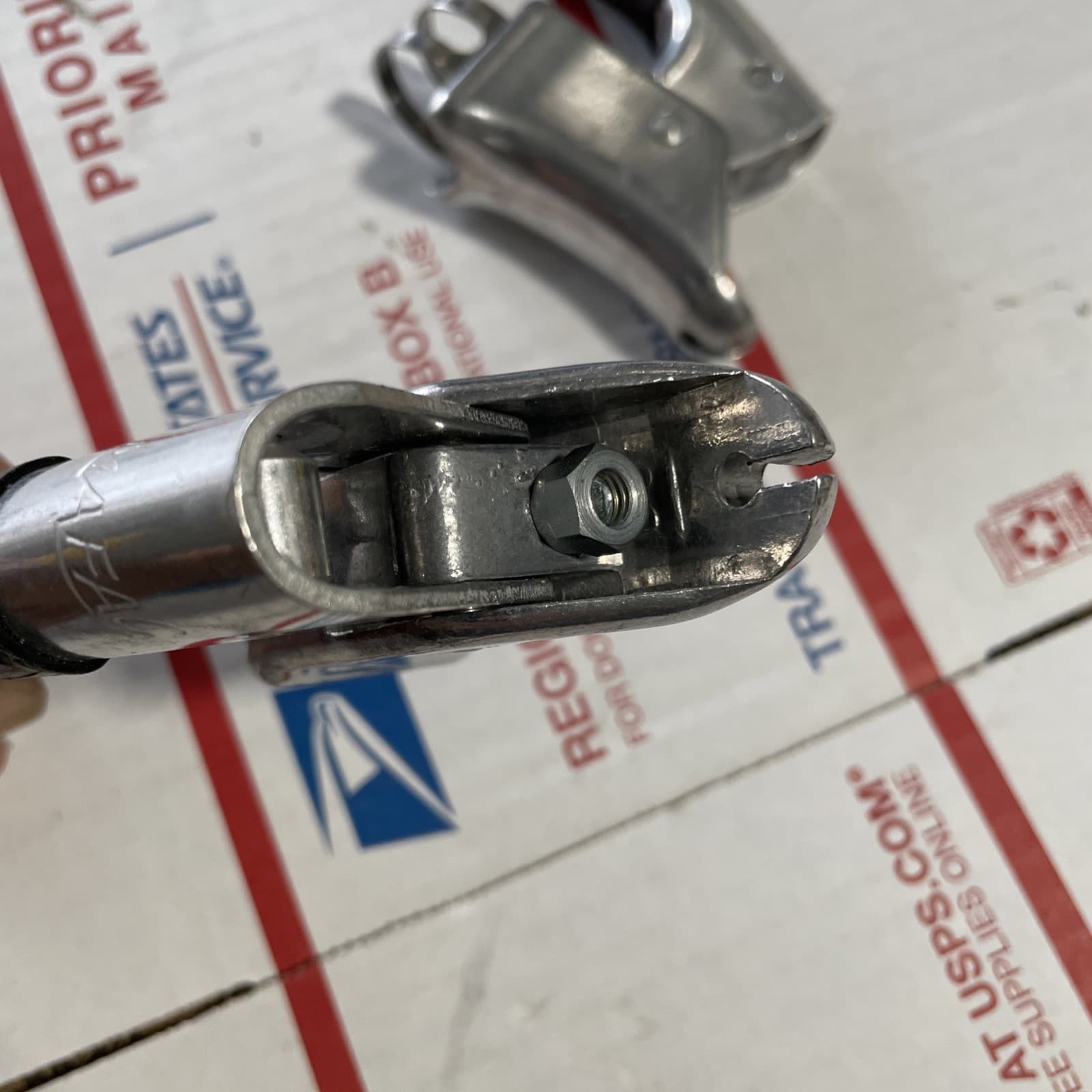 NOS Vintage Mafac Brake Levers Drop Bar black covers 70s 60s 4