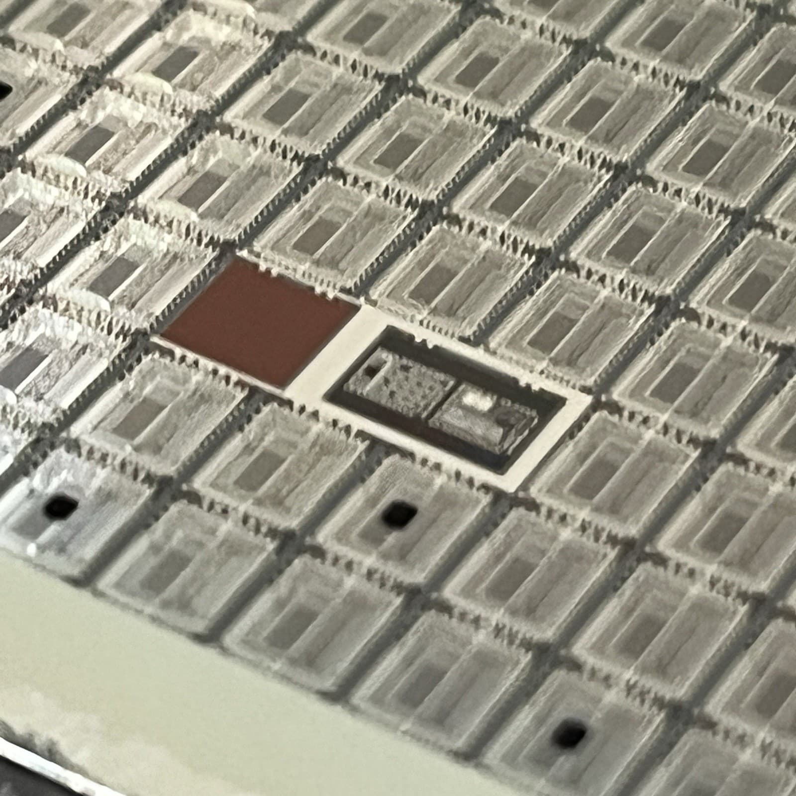 Vintage 5 Inch Silicon Wafer, Mfg By iMP For DTC, Date And Chip Unknown 6