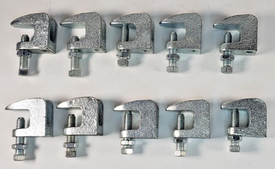 BEAM CLAMP SMT 41P WIDE MOUTH 3/8" 3/4" OPENING (QTY. 10)