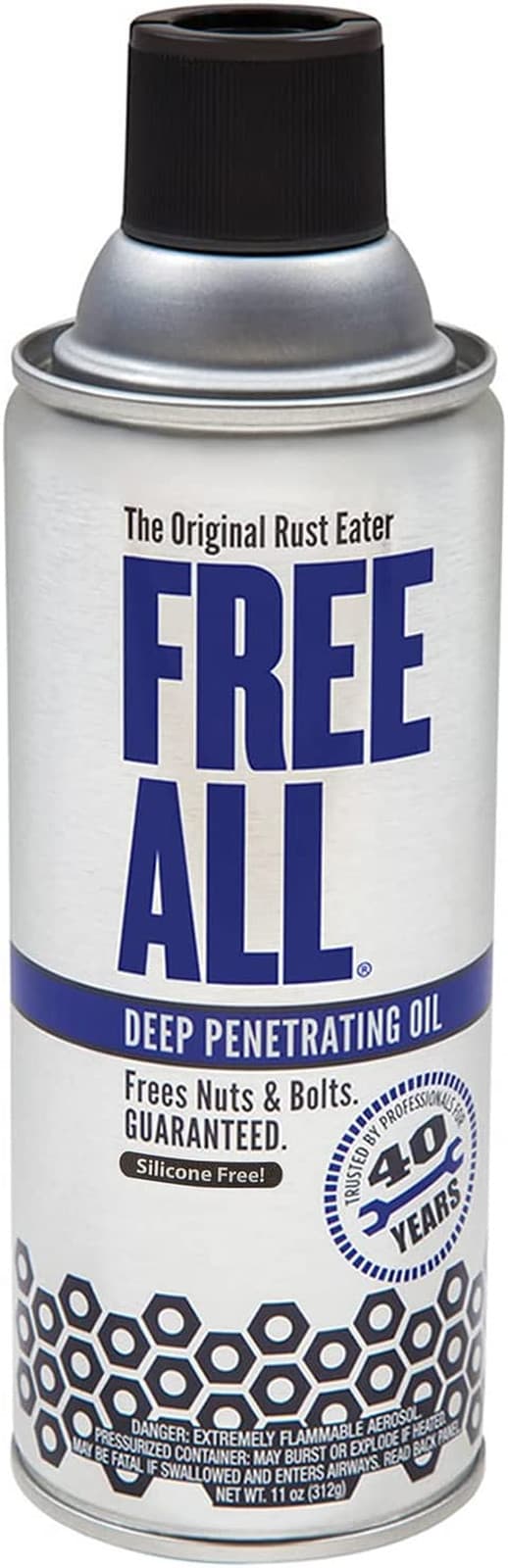 Free All Rust Eater Deep Penetrating Oil 11 oz Aerosol
