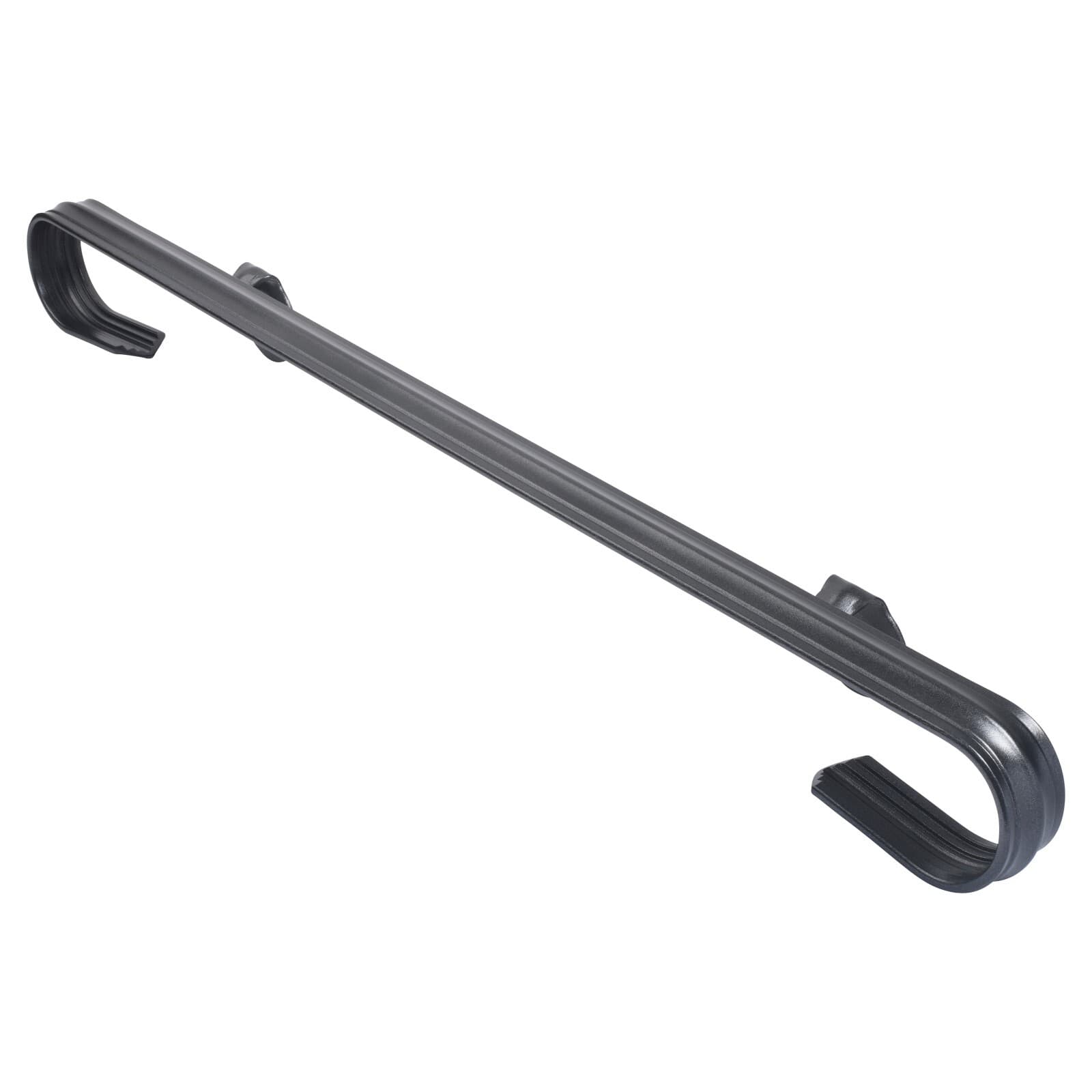 Kenosha Iron 4' Wrought Iron Handrail Black Metallic Indoor-Outdoor Use Made USA 3