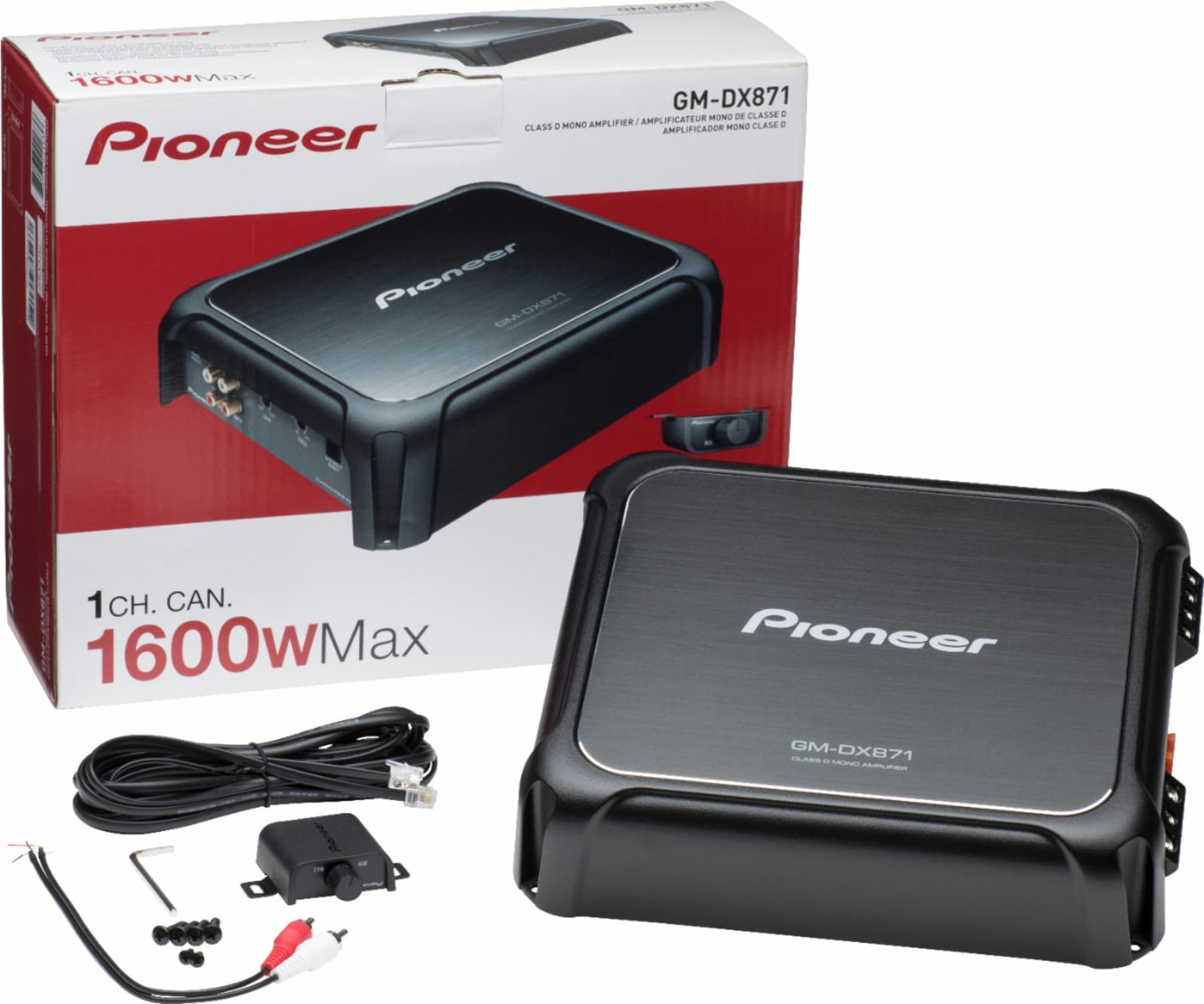 Pioneer GM-DX871 1-Channel Class D Mono Subwoofer Amplifier 4