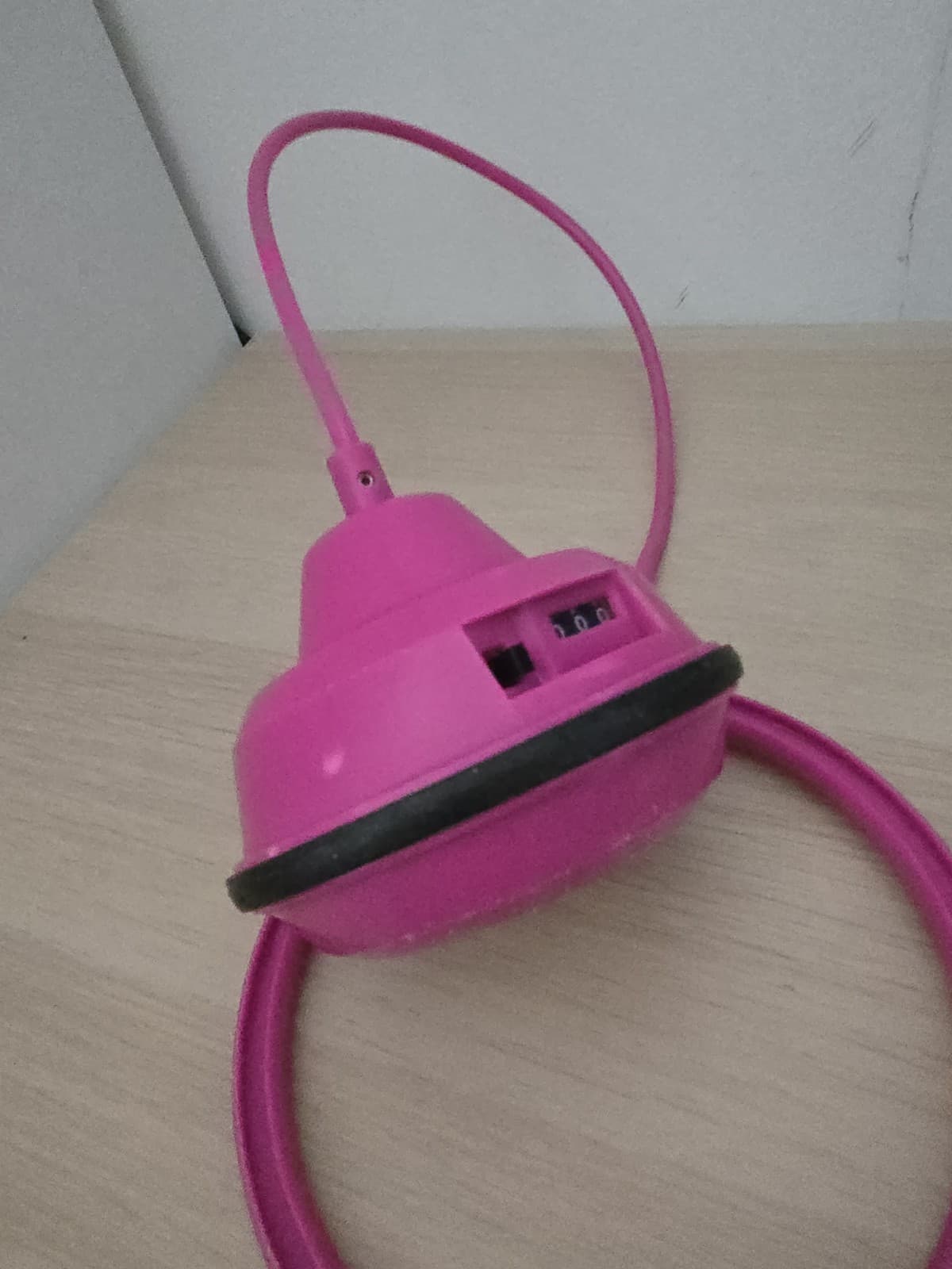 Vintage Pink Skip It 1997 Tiger Hasbro Skipit Counter READ 2