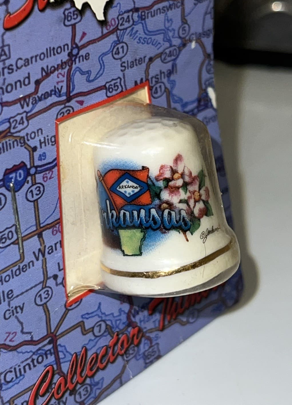 Vintage Lot Of 21 Thimble State Souvenir And More Collection 5