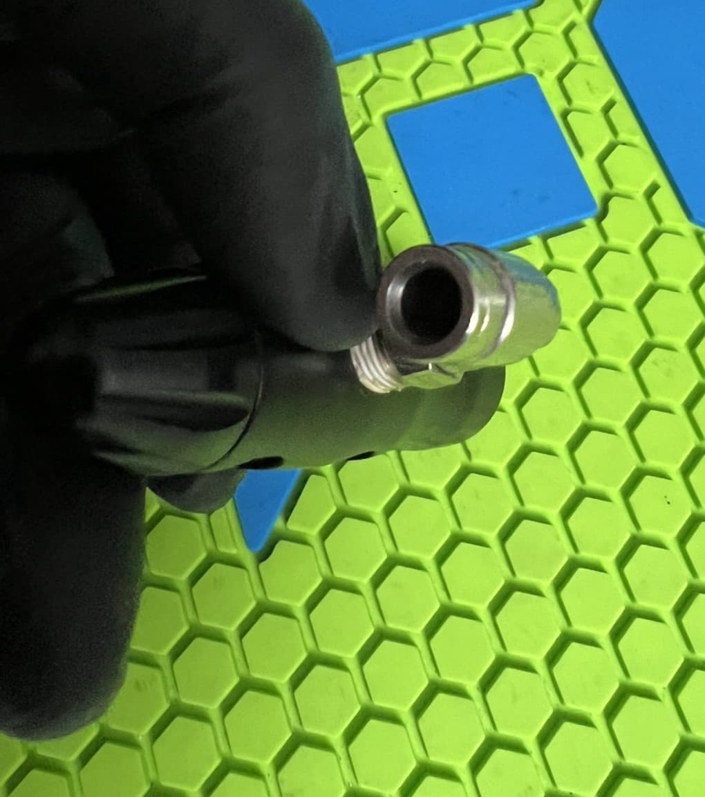 CUSTOM PRODUCTS DIRECT MOUNT ON/OFF ASA +SCREWS /ELBOW- DUST BLACK-CP PAINTBALL 4