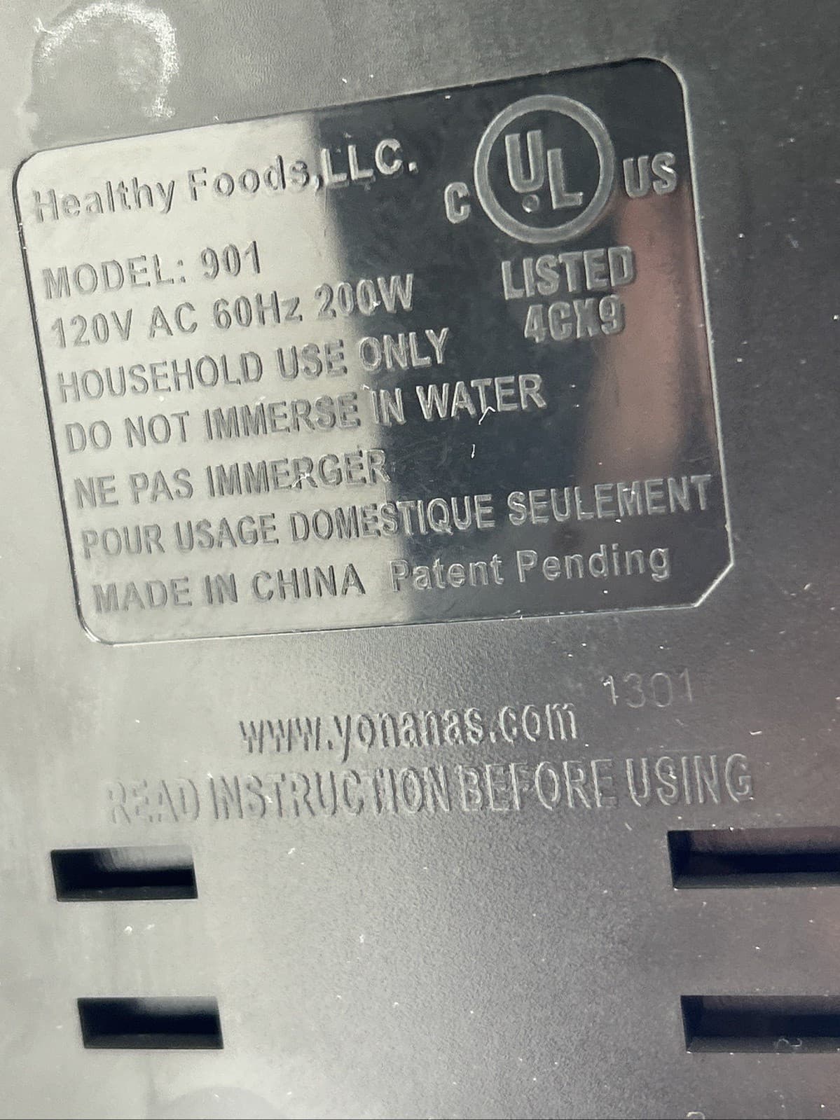 Yonanas Classic Vegan Non-Dairy Frozen Fruit Soft-Serve Dessert Maker, 200 Watts 5