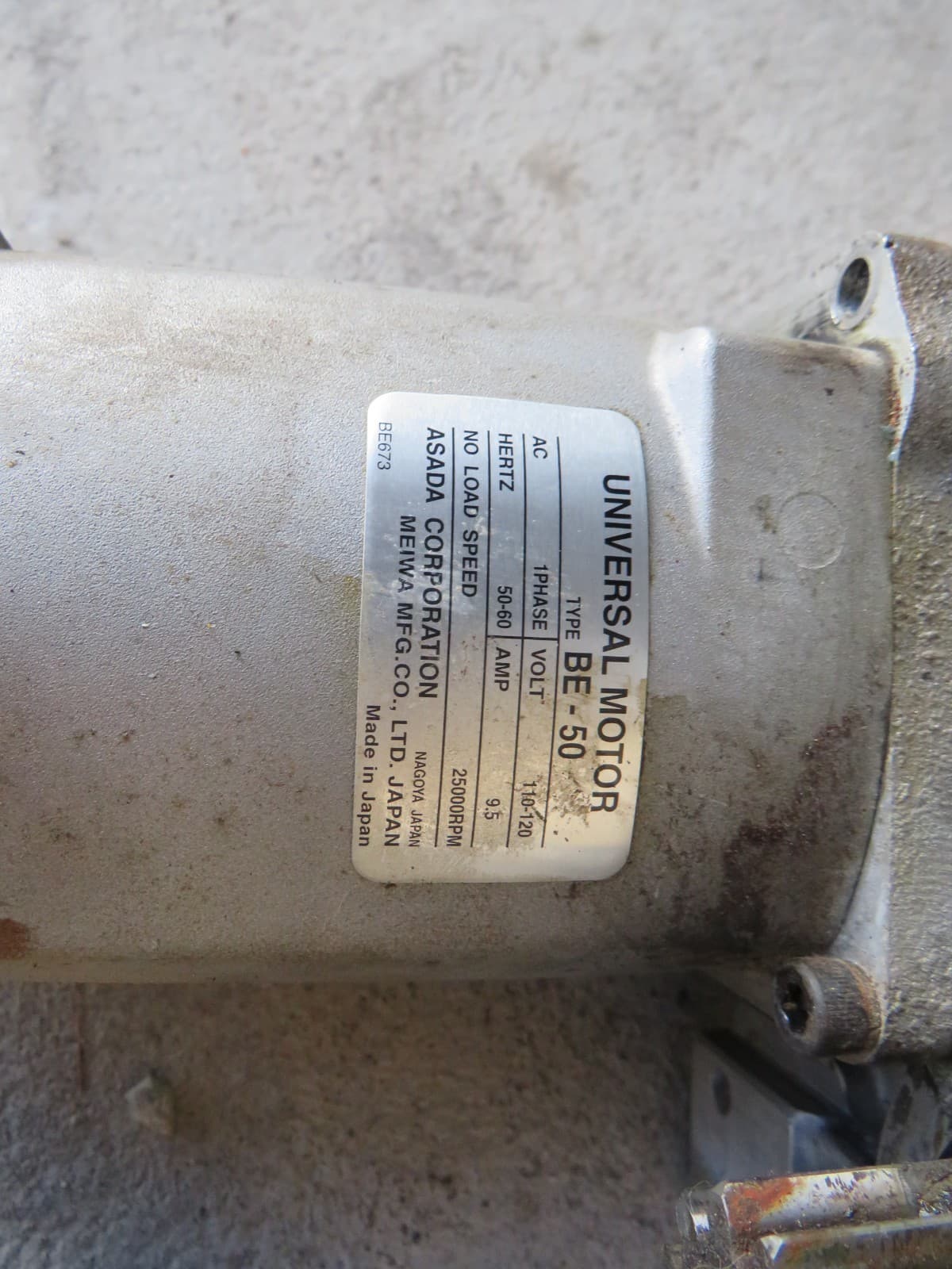 ROTHENBERGER 63004 Supertronic 2SE Pipe Threading Machine MOTOR & OIL PUMP ASADA 4