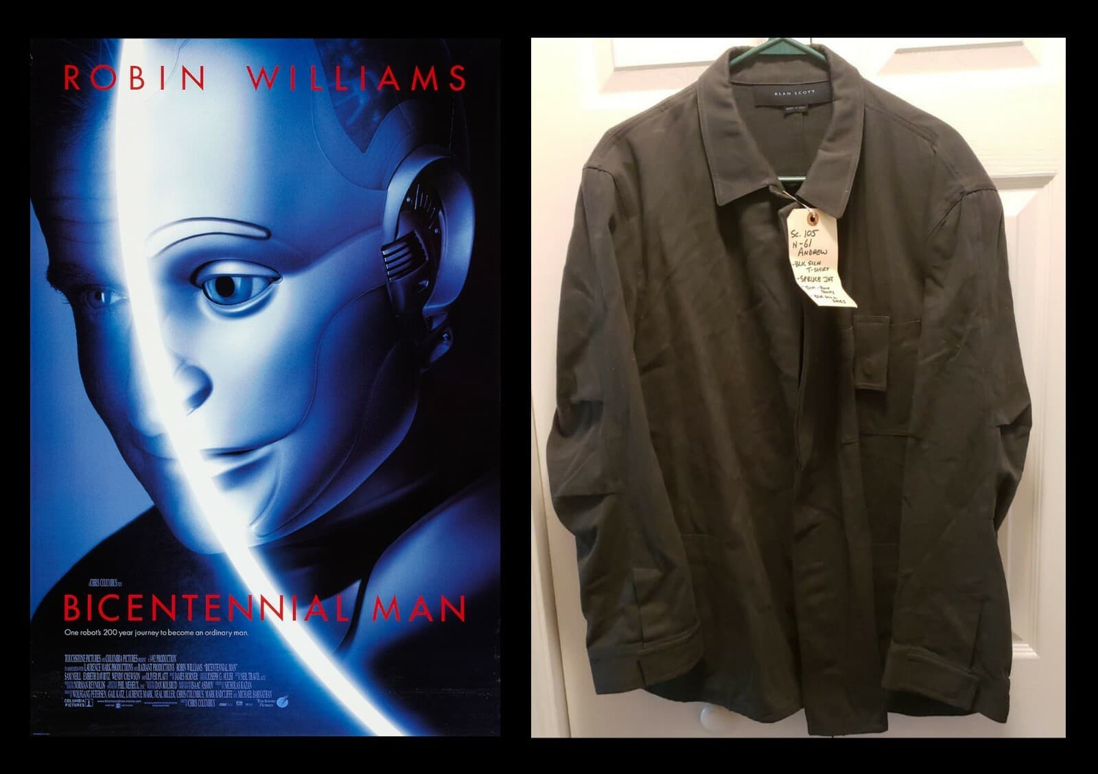 Bicentennial Man - Robin Williams Screen Worn Wardrobe Jacket w/Tag & COA
