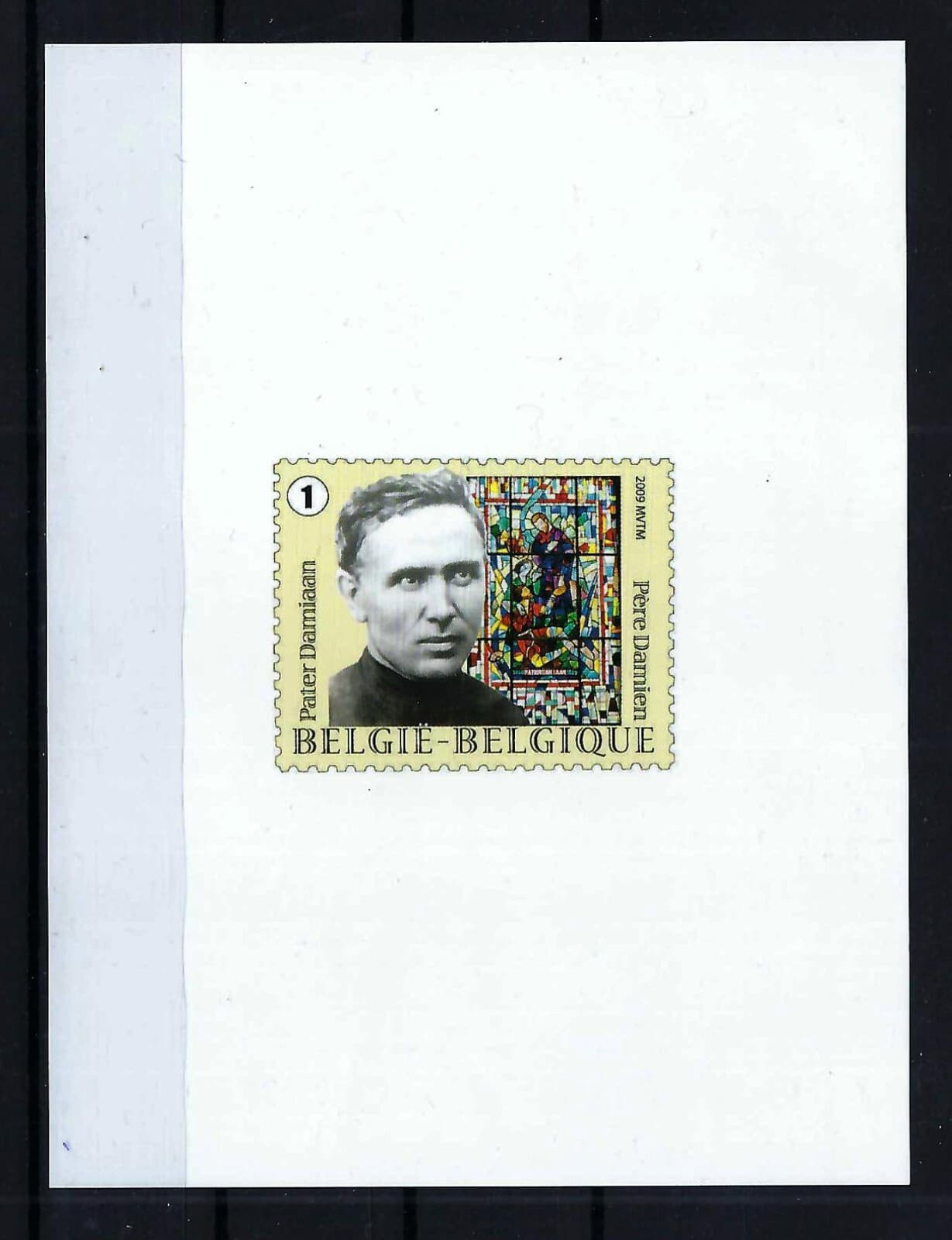 [NIA63] Belgium NA23 Father Damien MNH ** Souvenir 2009 SUPERB