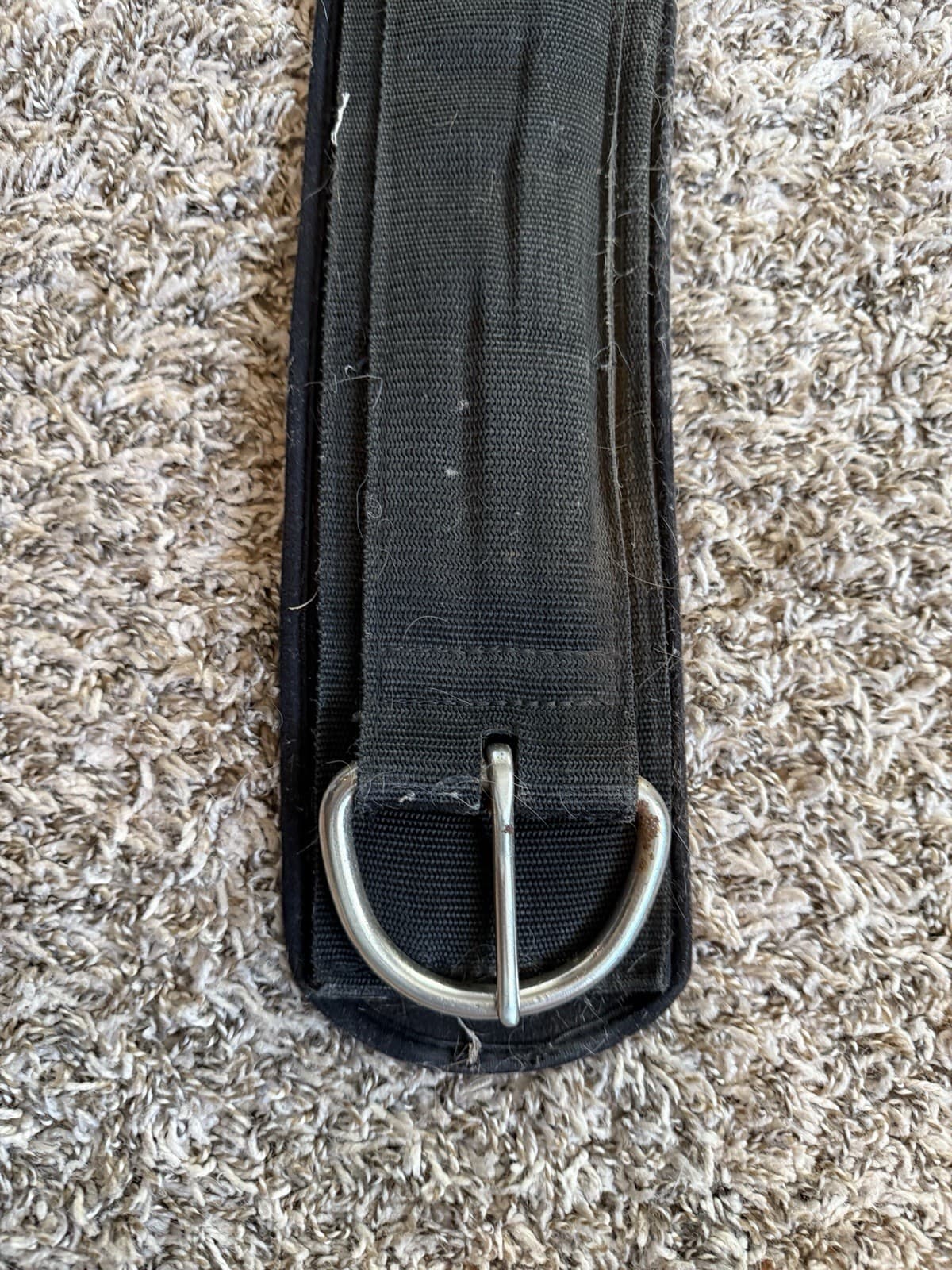 Equine Neoprene Western Straight Cinch Black Girth 28” 2