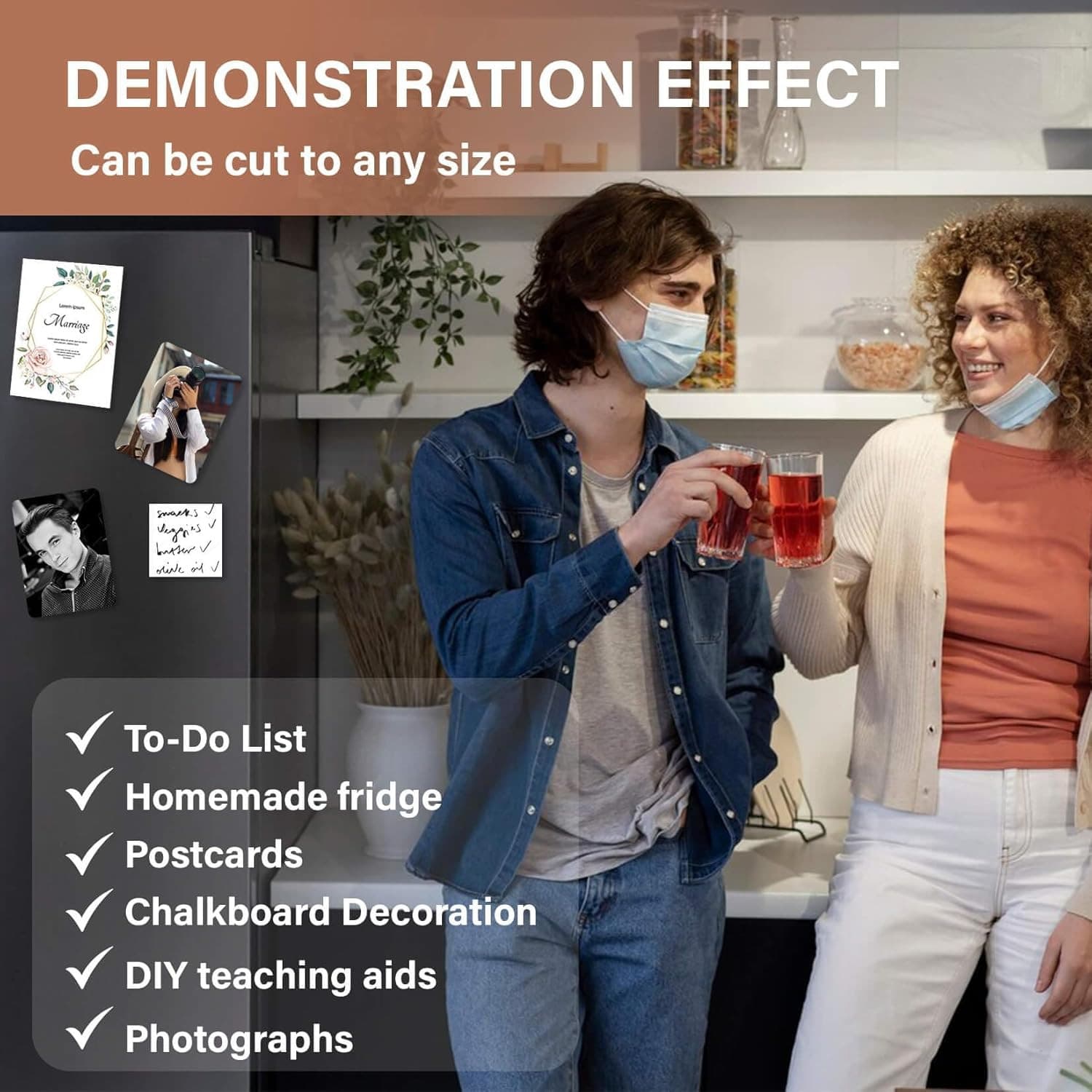 Magnetic Adhesive Sheets - Self-Adhesive Magnetic Paper, Magnet Sheet, Magnet St 6