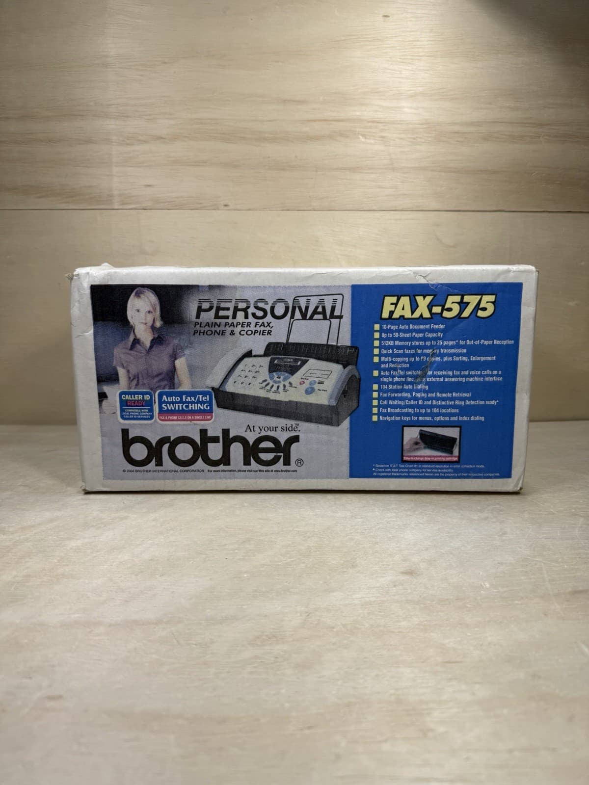 Vintage Brother FAX-575 Personal Fax Machine and Copier Brand New NOS 2