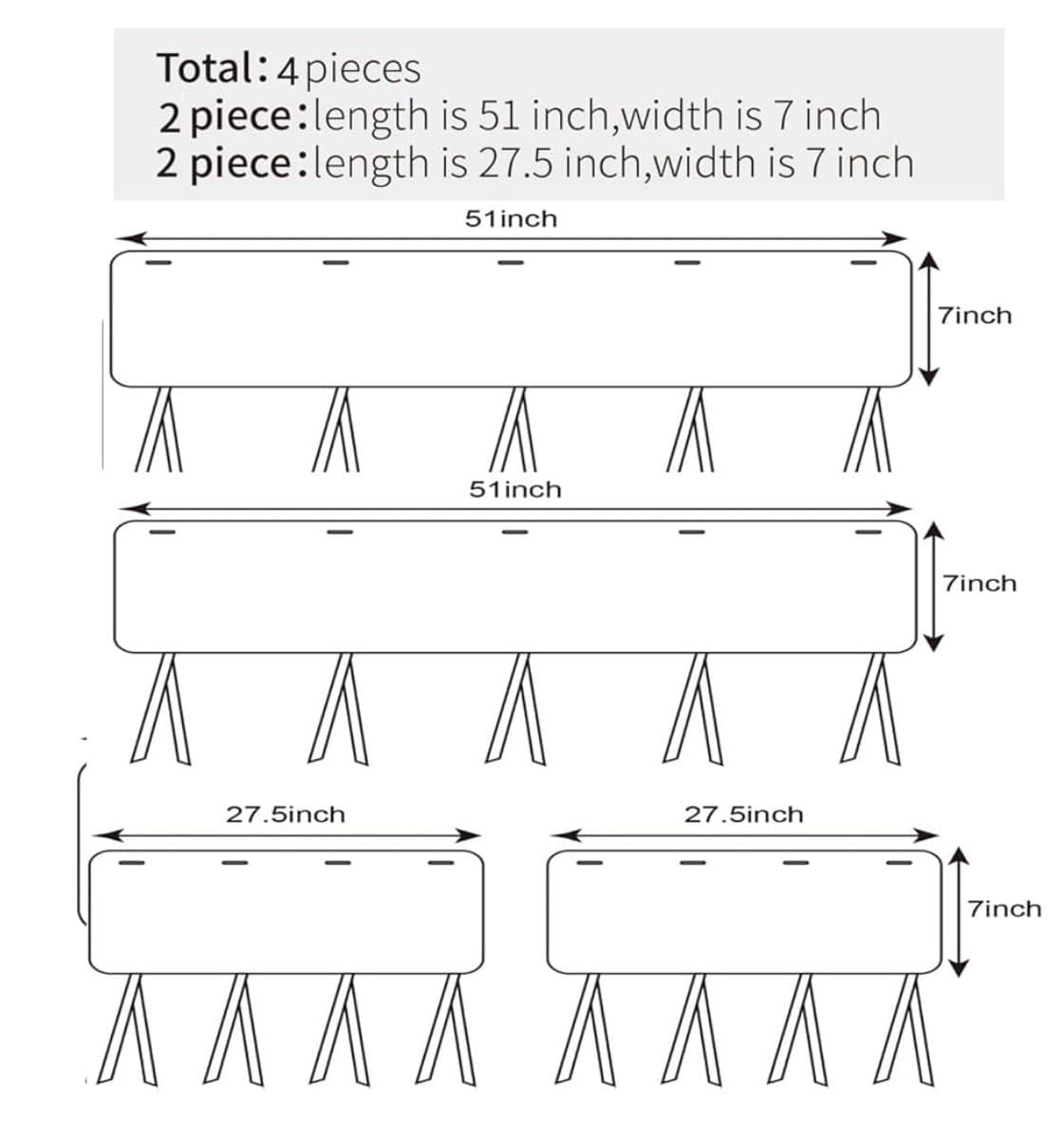 New 4 Piece Gray Baby Toddler Crib Rail Cover Protector Safe Teething Guard Wrap 6