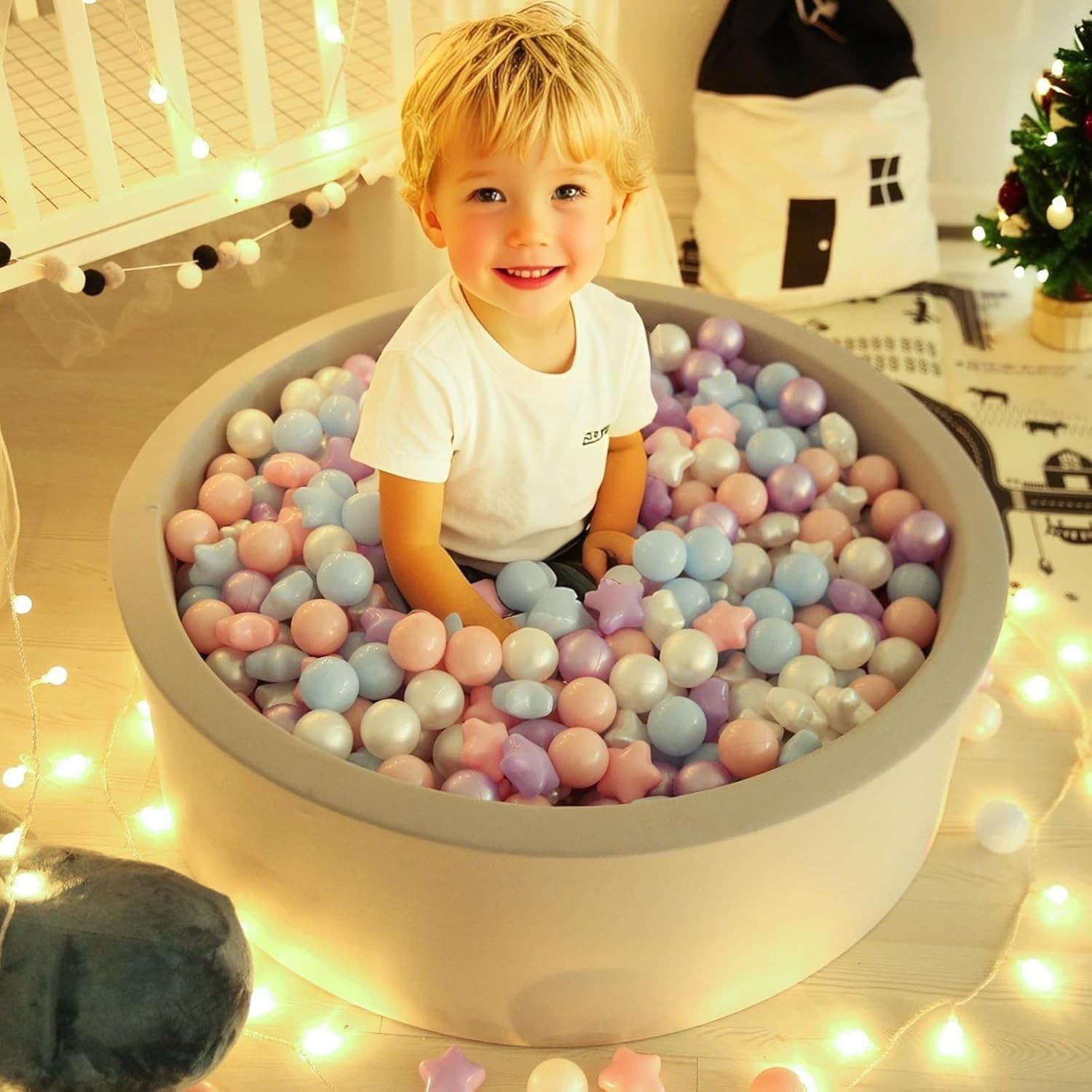 GOGOSO Ball Pit Balls for Toddlers Phthalate-Free BPA-Free Non-Toxic Crush Proof 6