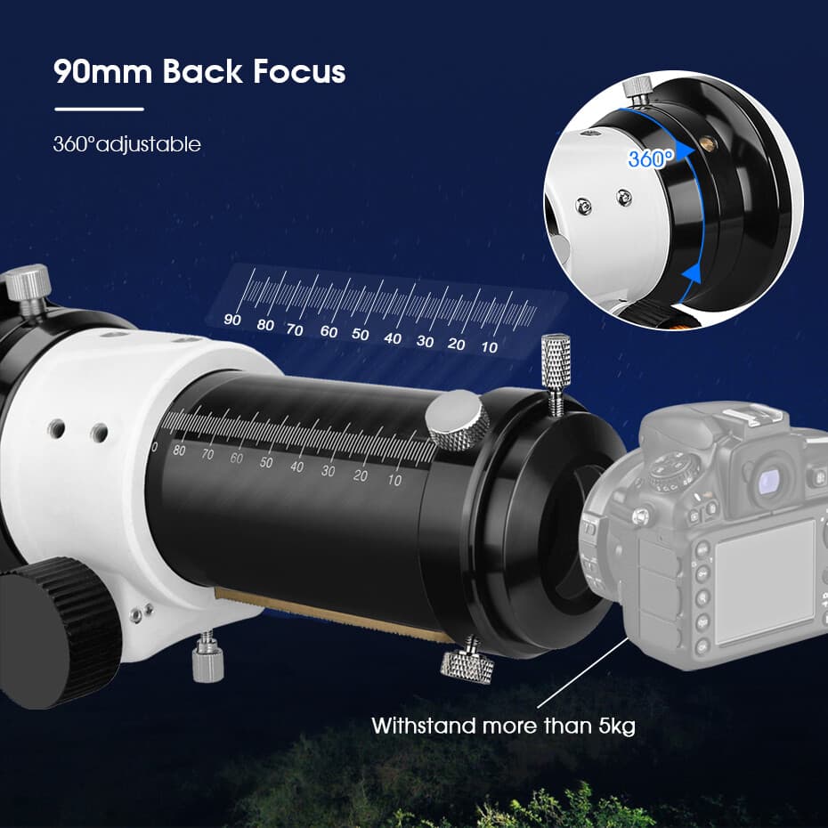 SVBONY SV503 102F7 ED Telescope OTA Professional astronomy Refractor Achromatic 6