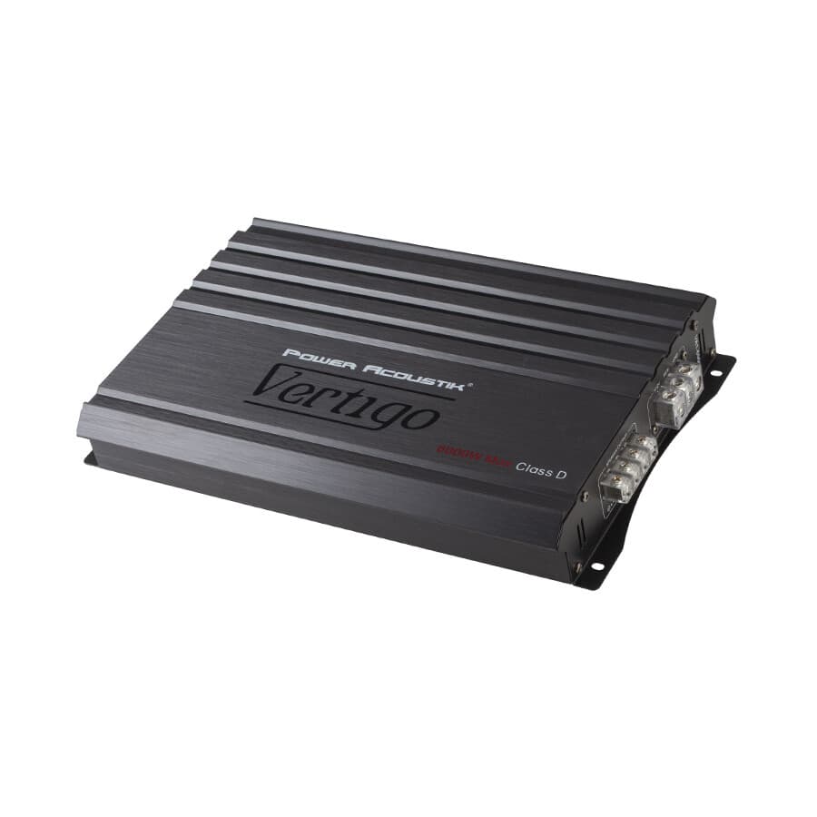 POWER ACOUSTIK 6000 WATT MONOBLOCK AMPLIFIER CAR SUBWOOFER BASS 1-CHANNEL AMP 3