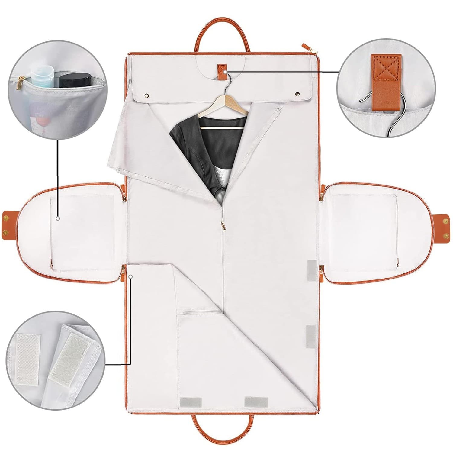 Ytonet Garment Bags for Travel, Convertible Carry on Garment Bag Large Duffle... 3