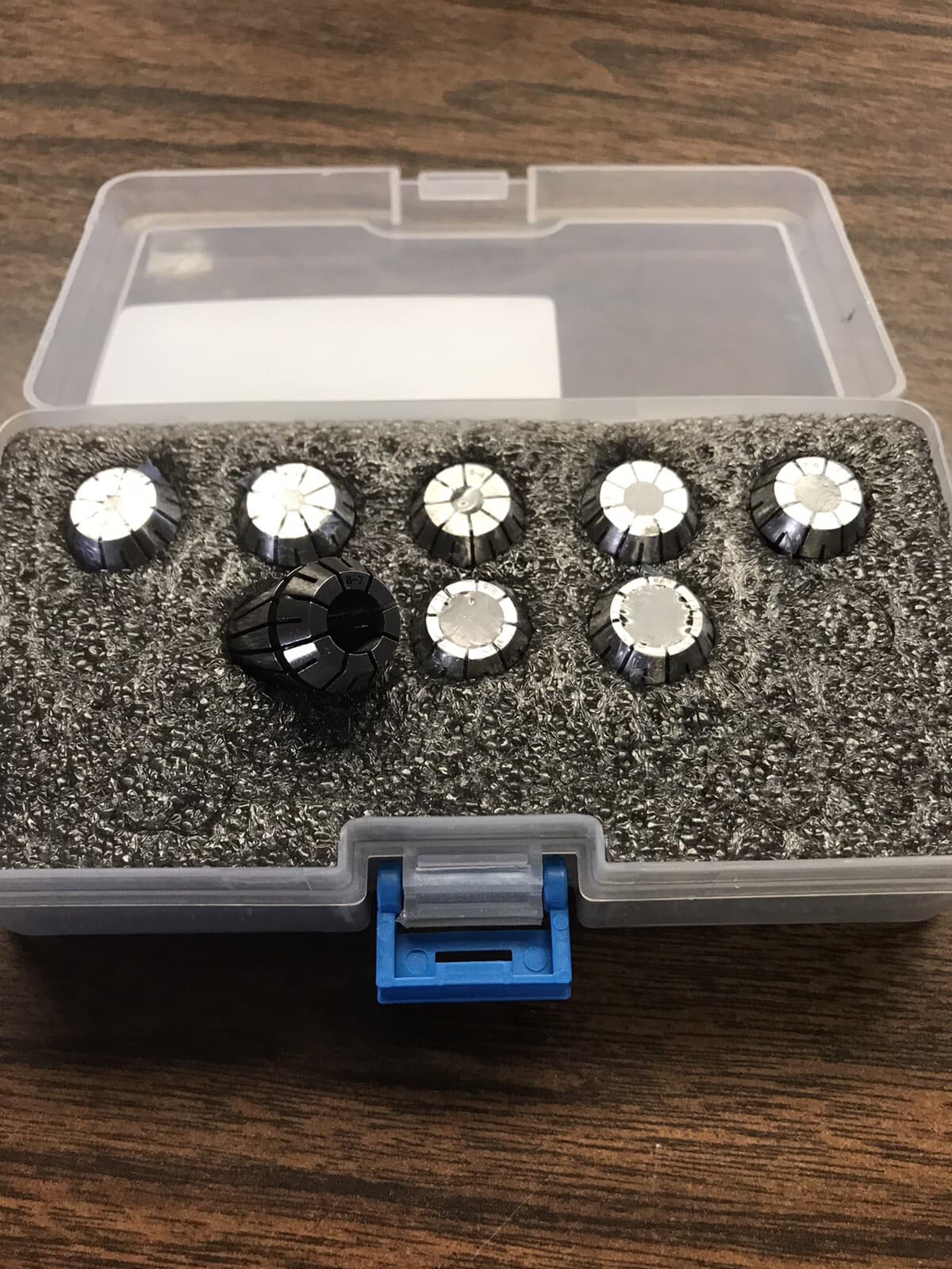 8 pcs ER16 metric collet set, collets 3mm - 10mm, 0.008mm TIR #ER16-SET8M-NEW 2