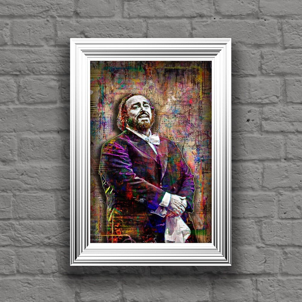 Luciano Pavarotti 16x20in Poster 2 Luciano Pavarotti Opera Tribute Free Shipping 5