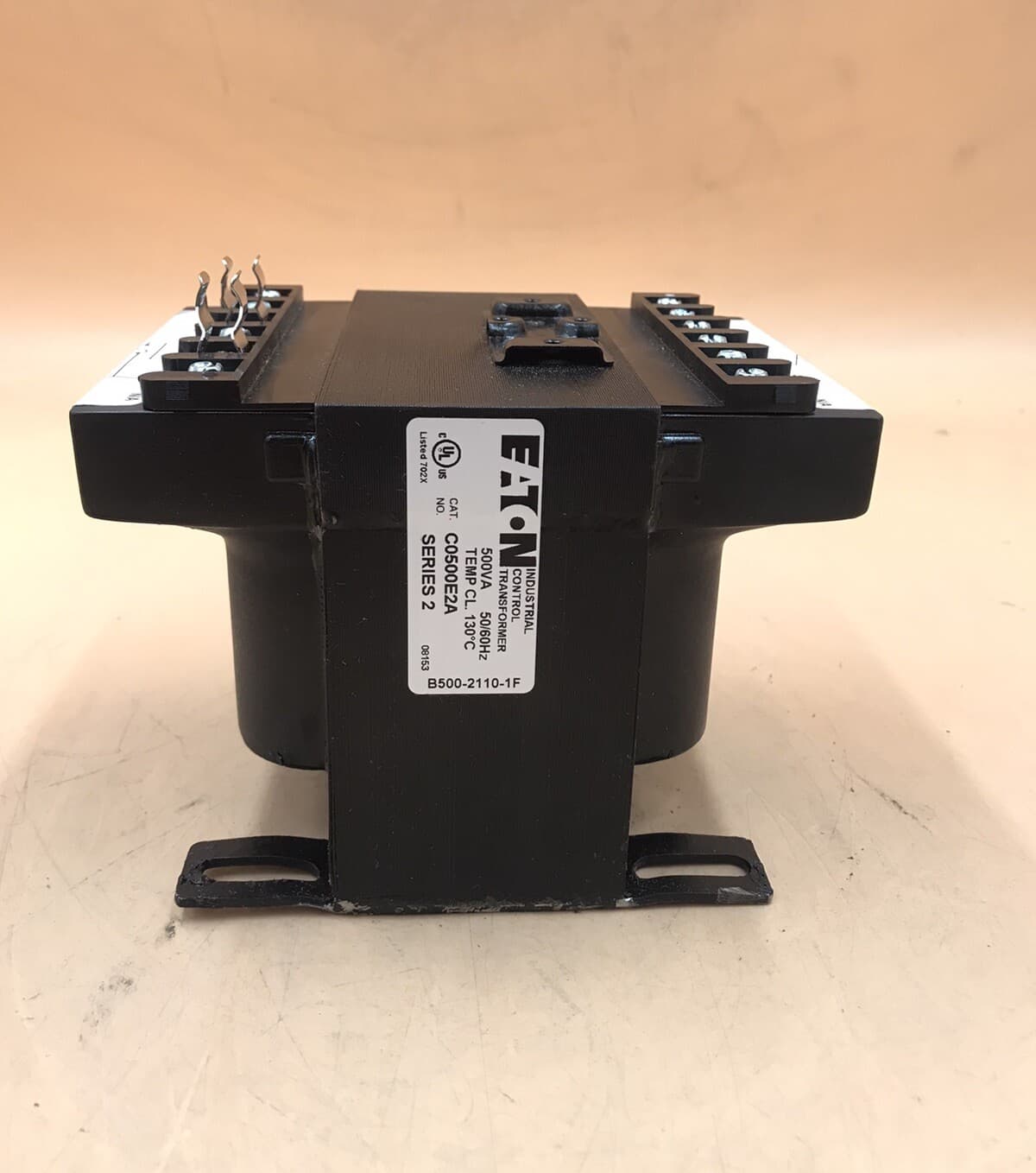 HOUSTON STOCK NEW EATON C0500E2A TYPE MTE TRANSFORMER 500 VA 120V FREE SHIPPING 6