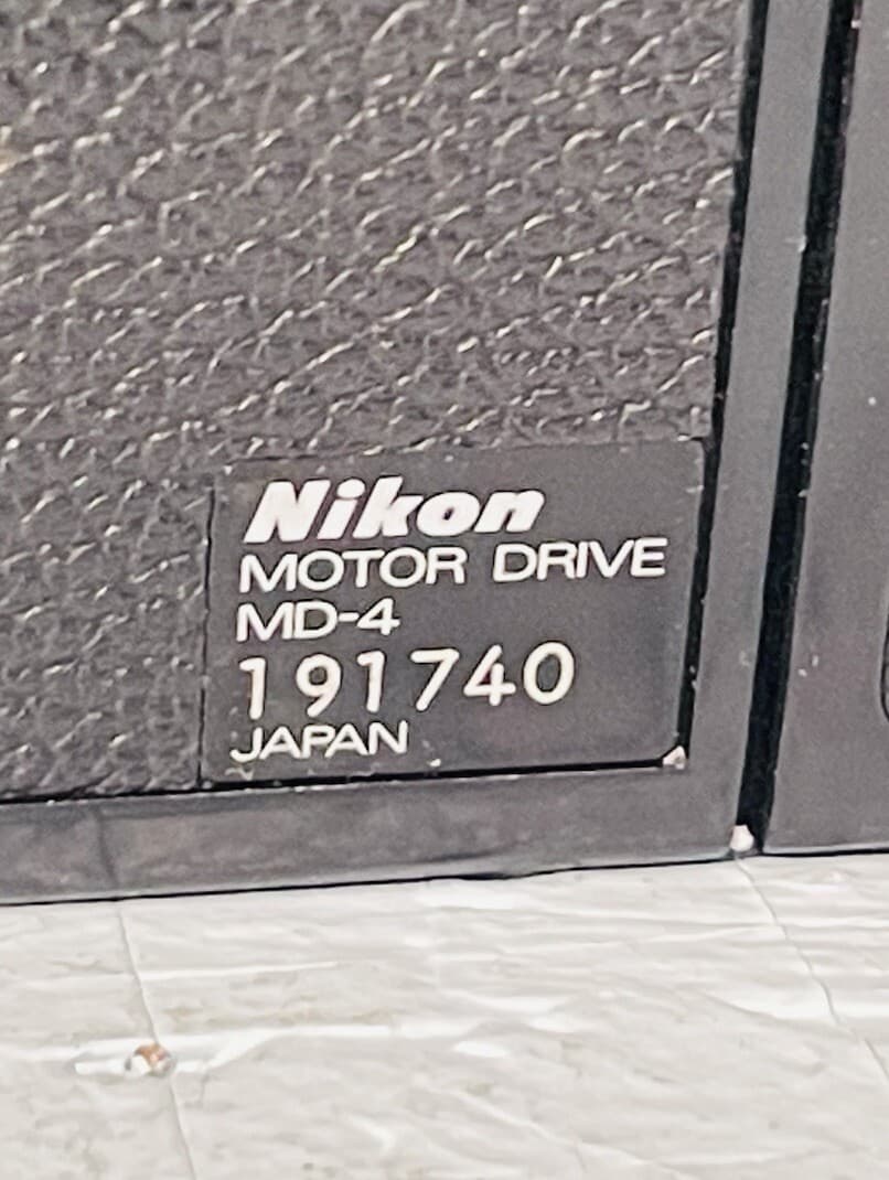 Nikon F3 Camera With Motor Drive MD4. And F Series Camera With 4 Lenses Manuals 6