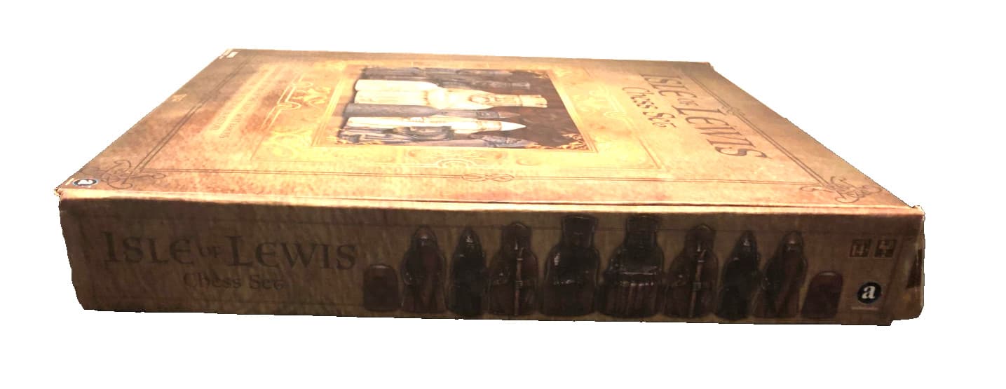 Ambassador Isle Of Lewis Deluxe Replica Historic 17.125” Chess Set Chessmen 2