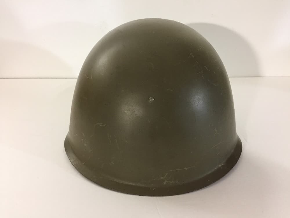 1950s Russia Czech Army Helmet with Star Hammer Sickle Emblem  5