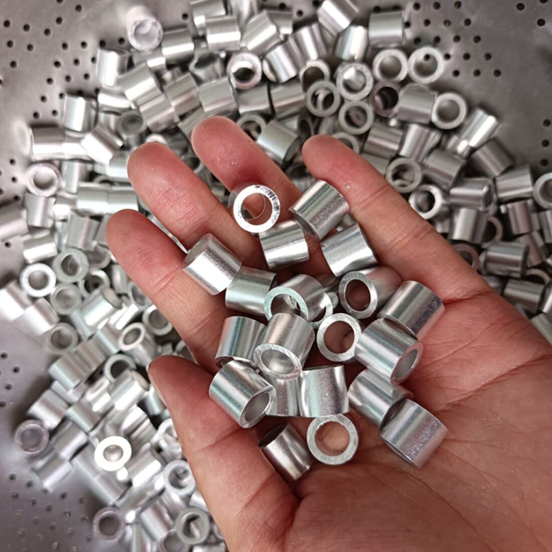 M6 M8 M10 Aluminium Stand Off Collar Bush OD 16mm Round Spacer Bushing Bonnet 6