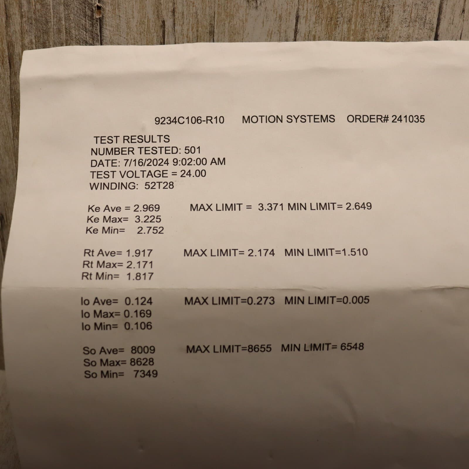 Pittman Ametek 24V DC Electric Motor, 9234C106-R10 Motion Systems, 73683 -24 VDC 2