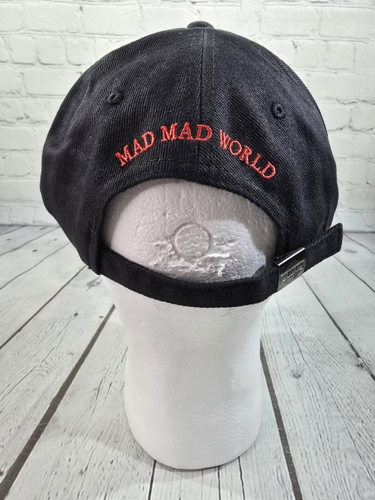 2012 Meat Loaf Concert Mad Mad World Tour Hat Cap Black Adjustable Rock Band NEW 3