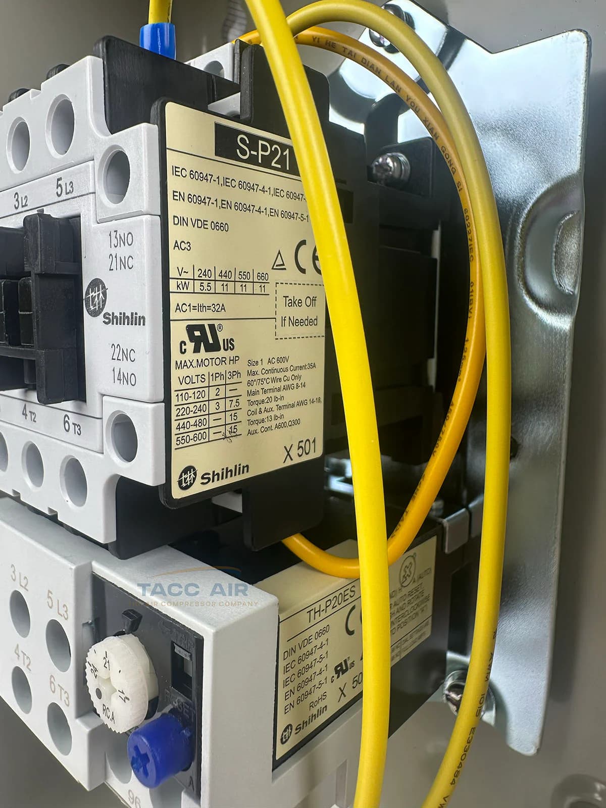 7.5 HP Three Phase Magnetic Starter Motor Control Switch Box 208 - 240 Volt 3 PH 5