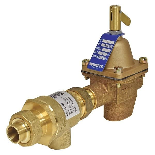 Watts B911s-M3 Comb Fill Valve/Backflow Preventor, 1/2In 2