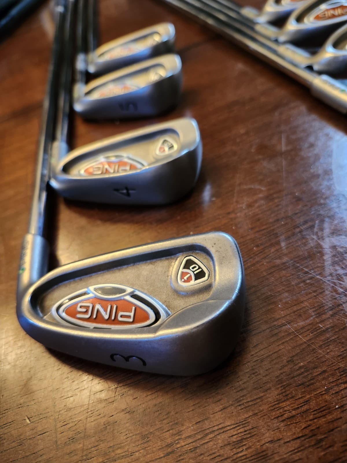 Ping I10 Iron Set 3-Pw Stiff Awt Steel Shafts Good Grips Std Length Green Dot  4