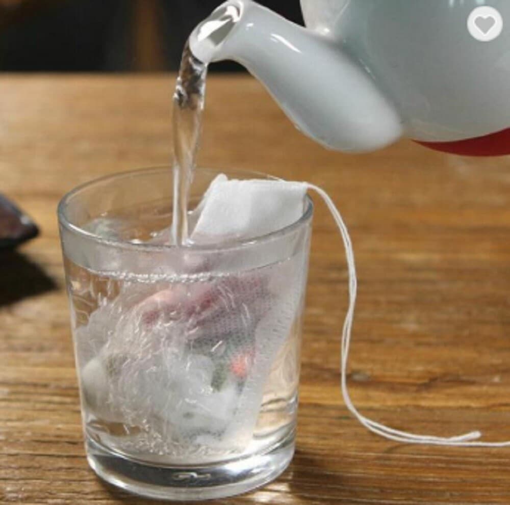 100-Pack 8×10 cm Non-Woven Disposable Tea Bags – Empty Herb & Loose Leaf Filter 5