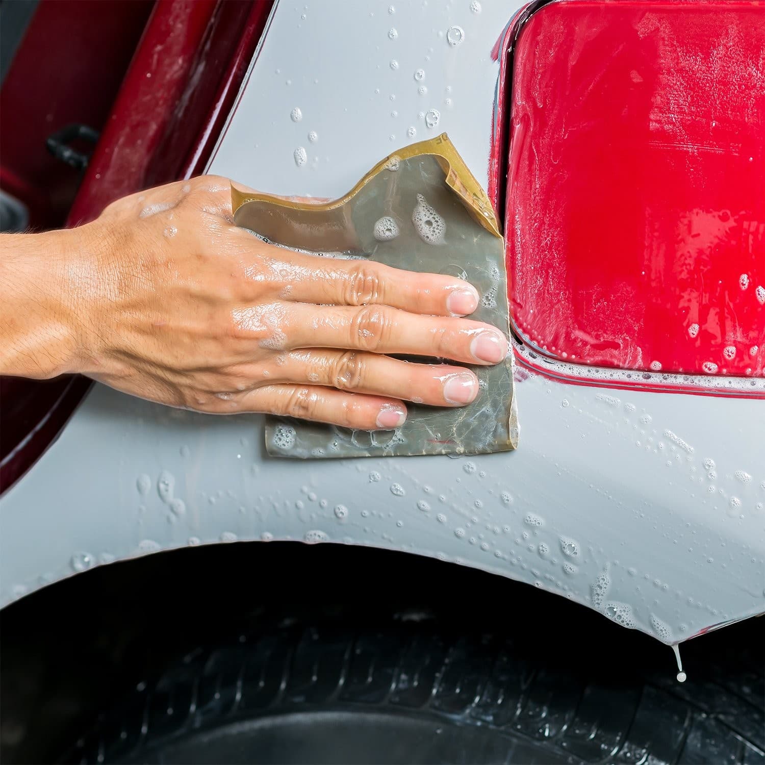 Dura-Gold Premium 2000 Grit Wet or Dry Sandpaper Sheets, 2000-Grit, black  4