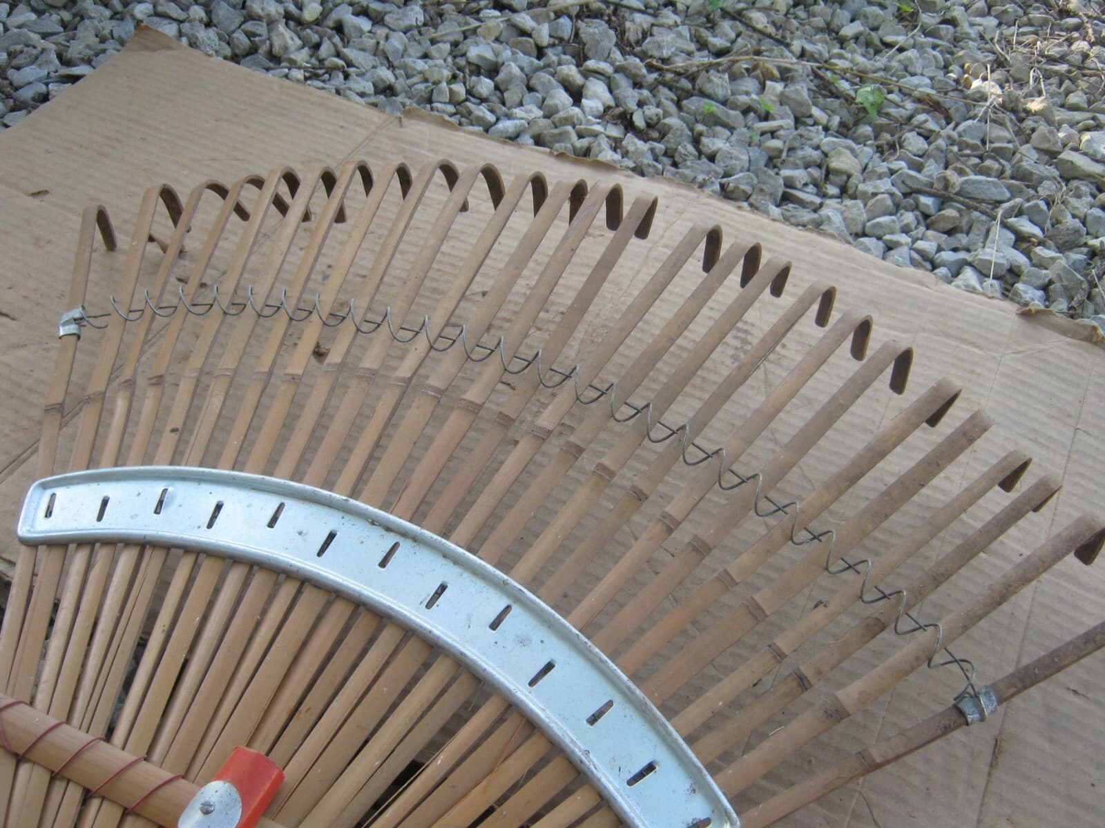 Used Bamboo Leaf Rake 5