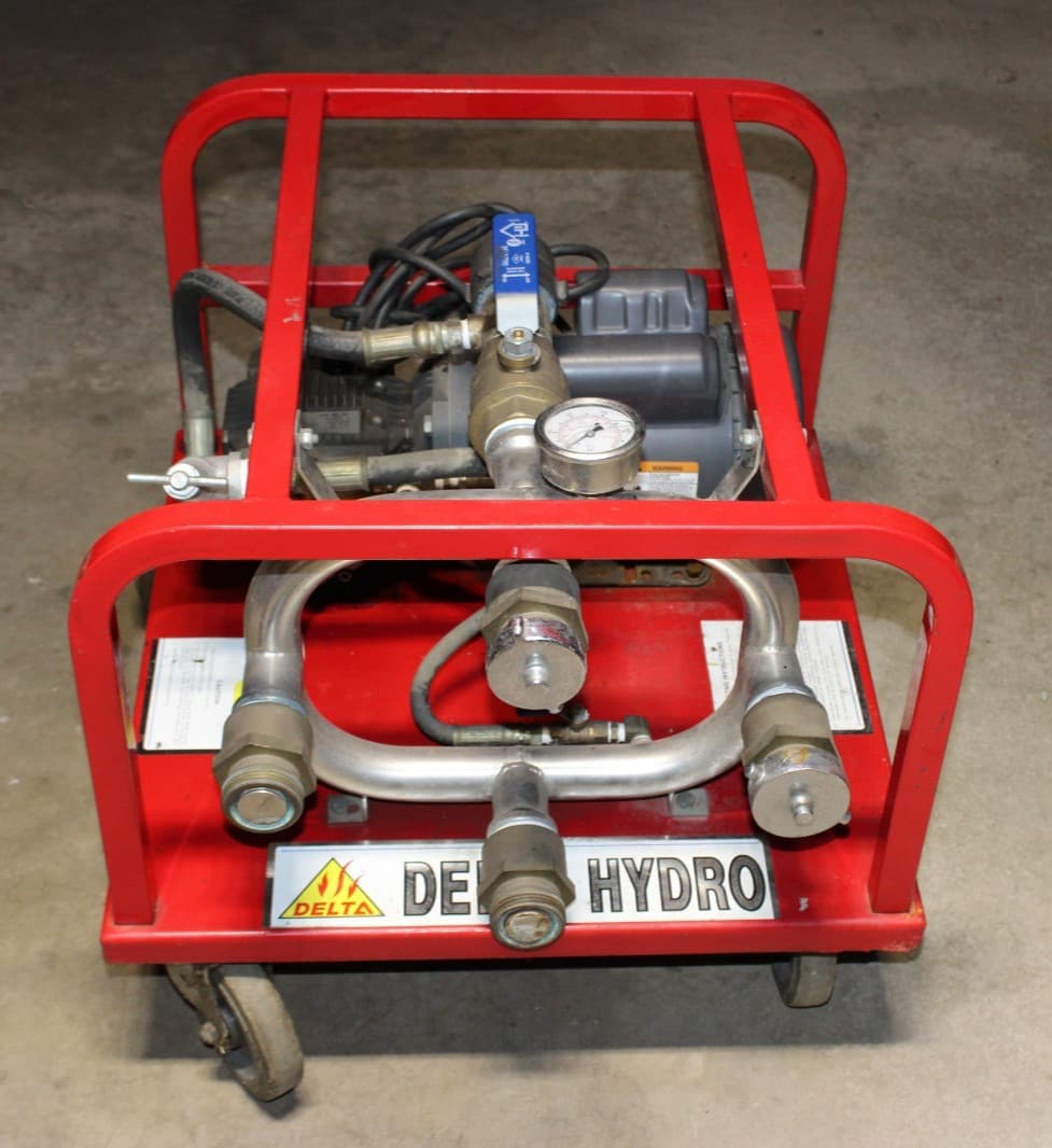 Delta Hydro Industries Fire Hose Test Pump Electric 0-1000 PSI Tester FREE SHIP 4